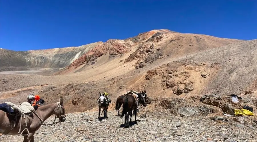 Cordillera principal, zona del proyecto Copayapu