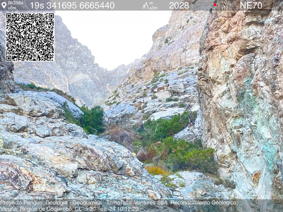 Reconocimiento de terreno, Proyecto Pangue